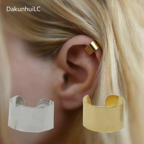 New European and American Trade Fashion Simple Personality Pierced Ear Cuffs Ear Clip Earrings Jewelry Factory Direct
