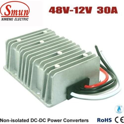 SMUN 48V TO 12V 30A 360W DC DC Step Down Converter Car Power Supply