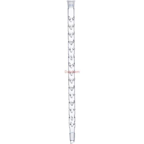 500mm,24/29,Glass Vigreux Distillation Column,New Chemistry Laboratory Distillation Tube