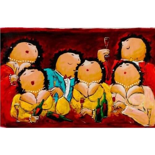 Needlework Big breast Patterns DIY 5D Diamond Painting Cartoon Sexy Women Cross Stitch diamond embroidery Rhinestone Home decor