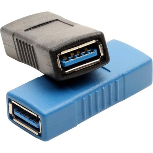 1 high quality USB 3,0 Socket Adapter Converter on type a socket extension plug USB 3,0 AF to AF plug adapter