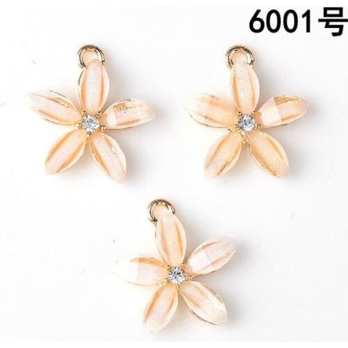 10pcs New flower pendant pendant shoes suit bag pull head bracelet accessories diy jewelry