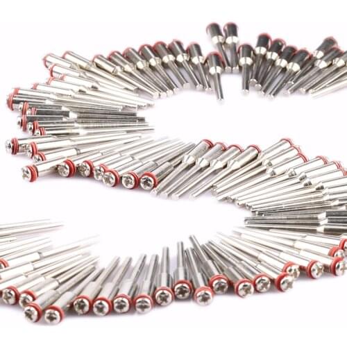 50/100pcs Diamond Cutting Disc Mandrels Cutting Wheel Holder For Rotary Tool Dremel Accessories