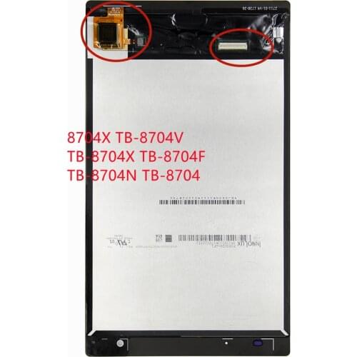 8.0" New For Lenovo Tab 4 Plus 8704X TB-8704V TB-8704X TB-8704F TB-8704N TB-8704 LCD Display + Touch Screen Assembly