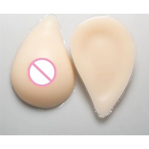 800g/Pair White Fake Boobs Artificial Breast Drag Queen Crossdresser Transgender Shemale Realistic Silicone Breasts Forms