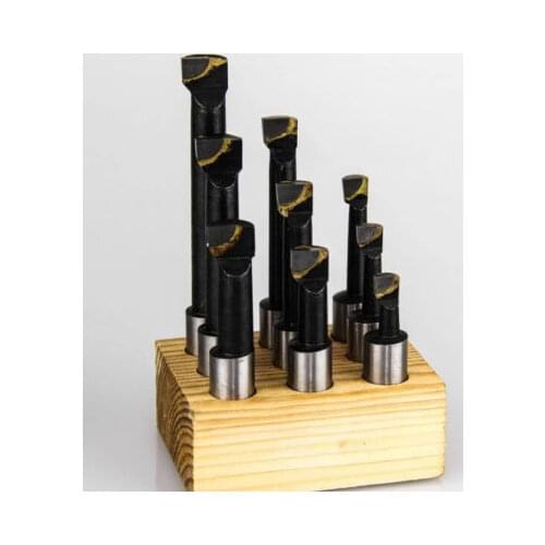 9pieces 1/2" BORING BAR SET PRO QUALITY CARBIDE TIPPED BARS shank lathe tools