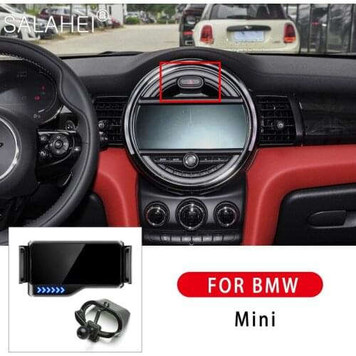 Automatic Car Phone Holder For BMW Mini Hot Sales Navigation Support Electric Car Holder Stand Bracket For IPhone Huawei Xiaomi