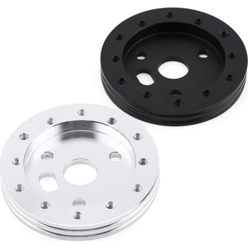 Steering Wheel Spacer Car Spacer 0.5" Hub for 6 Hole Steering Wheel to 3 Hole Adapter Boss Popular Black / Silver Universal