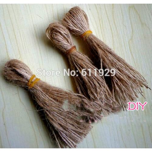 Free shipping wholesales DIY retro thin hemp rope/clothing hang tag strings/tag line/gift craft packing cord sling 500 pcs a lot