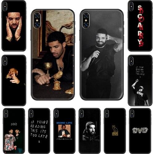 Singer Drake Phone case For iphone 4 4s 5 5S SE 5C 6 6S 7 8 plus X XS XR 11 PRO MAX 2020 black luxury Etui trend waterproof