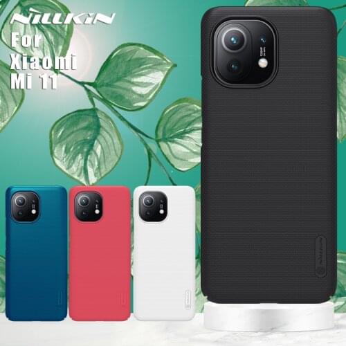Nillkin Cover For Xiaomi Mi 11 Case Frosted Shield Case Hard PC Matte Phone Protector Back Cover For Xiaomi Mi 11 5G
