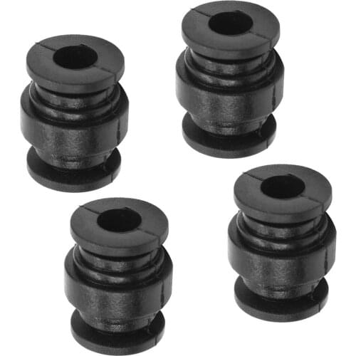 F07555-4 4 Pcs PTZ Gimbal AV Ball Damping Rubber Ball Black for FPV Camera Mount Multicopter