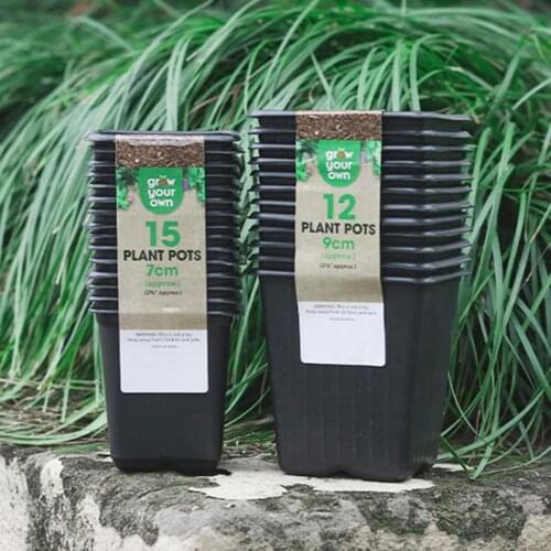 Grow Box Black Easy to Harvest Plastic Small Plant Pots for Vegetables Grow Box