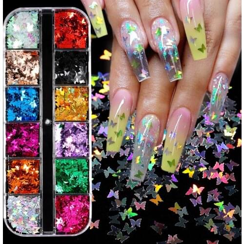 HUAMIANLI Glitters For Nails