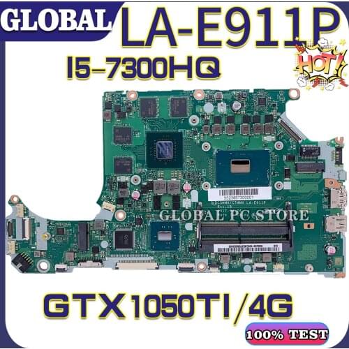 KEFU for A715-71 laptop motherboard ACER Aspire A715-71G A515-51 C5MMH / C7MMH LA-E911P motherboard mainboard test OK 100% work