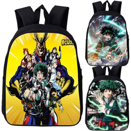 Anime Boku no Hero Academia Mini Backpack for Boys Girls Kindergarten Bag Kids Bagpacks Izuku Deku My Hero Academia School Bags