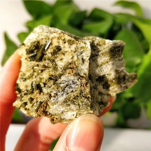 Natural Gemstone Rough Raw Green Tourmaline Crystal Stone Original Quartz Mineral Specimen Reiki Healing Feng Shui