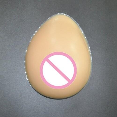 New 1 Pair C D Cup1000g Brown Silicone False Breast Boobs Forms Transvestites Enhancer Insert Fake Breast Forms Bra Pads