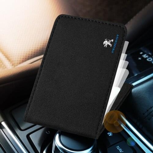 1pcs Car Driver License Auto Cover For Peugeots 206 307 301 207 407 3008 308 406 107 108 208 408 508 607 807 2008 4008 5008