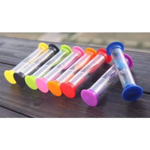 200pcs 1/2/3 Mins Random Color Hourglass Sandglass Sand Cook Clock Timer Home Decoration SN1705