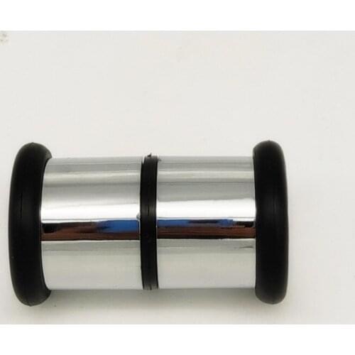 2Pcs 6.8*3.9cm Single Hole Round Sliding Glass Door Handle For 4- 6mm Enclosure Handles For Shower Cabin Accessories