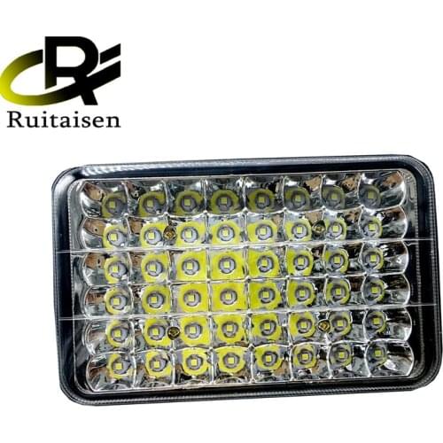 Ruitaisen h4 led headlight est Seller Rectangular Headliamp Breathing Hole Hi/Lo 4X6 Car Led Auto Headlight Car accessories