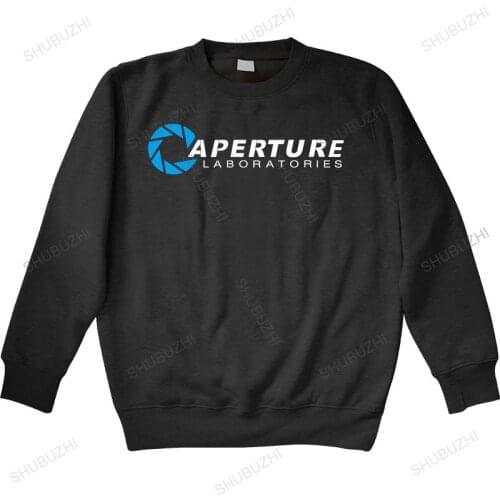 Men sweatshirt spring Portal hoodies Aperture Laboratories MENS The Cake Is A Lie Half Life unisex sweatshirt men top