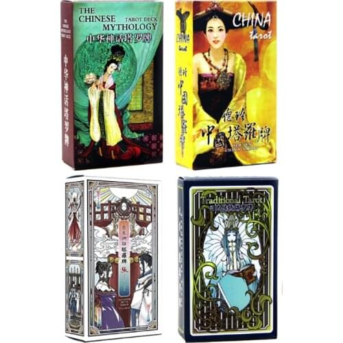 Mysterious Tarot Cards Divination Personal Cards Game for Women English/Chinese Version