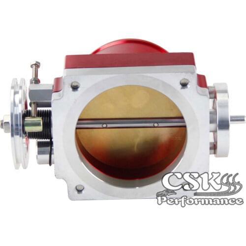 Universal 90mm VQ35TPS Throttle Body Intake Manifold Black/Red/Blue/Silver