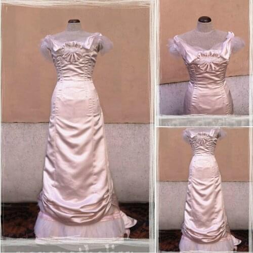 Victorian Corset Gothic/Civil War Southern Belle Ball Gown Dress Halloween dresses US 4-16 R-618