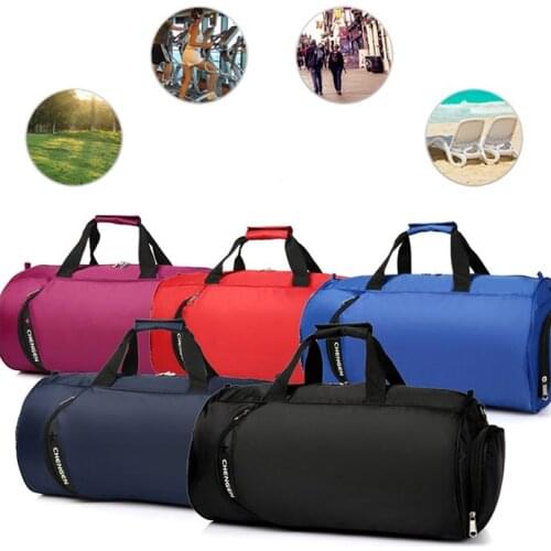 New Outdoor Waterproof Women sport bags Covers Men large capacity backpack Fitness Yoga Travel Handbag For Shoes