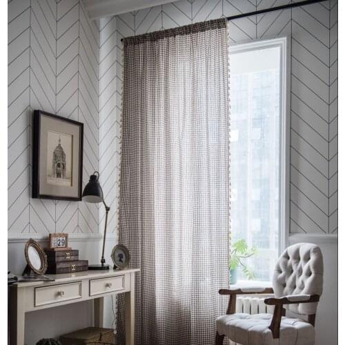 WHQ Curtains In The Living Room On The Window