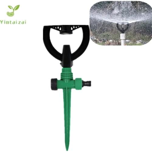1/2" Refraction Impact Sprinkler With Stake Butterfly Sprinkler Rain-like Lawn Garden Sprinkler Irrigation Automatic Water Spray