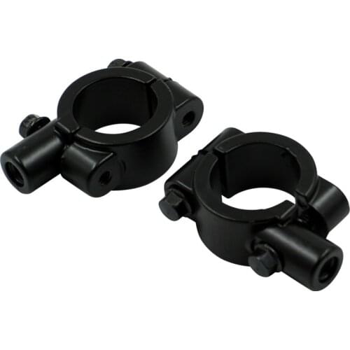 1Pair 25MM Universal M8 M10 Motorcycle Handlebar Bracket Clamp Rear View Mirror Mount Adapter For ATV Dirt Bike Scooter Moped