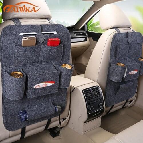 1PC Car Storage Bag Universal Box Back Seat Bag Organizer Pouch Backseat Holder Pockets Car-styling Protector Auto Accessories