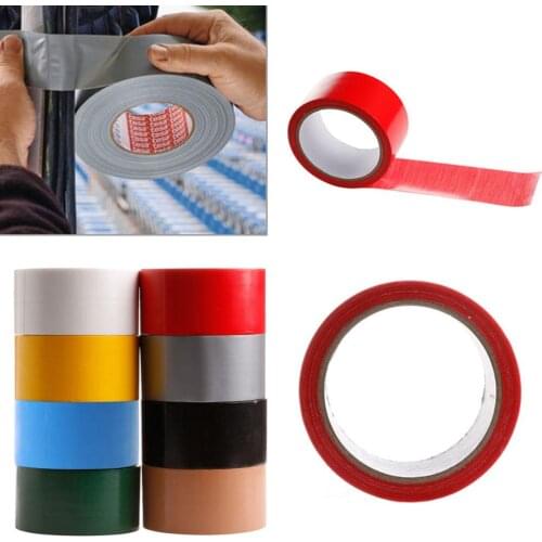 10M x 50mm Waterproof Sticky Adhesive Cloth Duct Tape Roll Craft Repair 8 Color