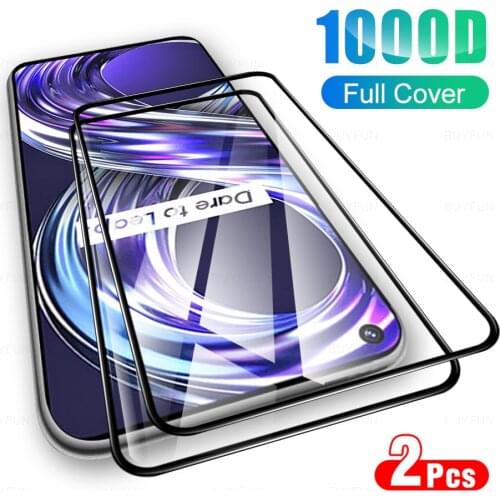 2Pcs HD Full Cover Protective Tempered Glass Film For OPPO Realme 8i Phone Screen Protector Glass For Realmi 8 i Realme8i 2021