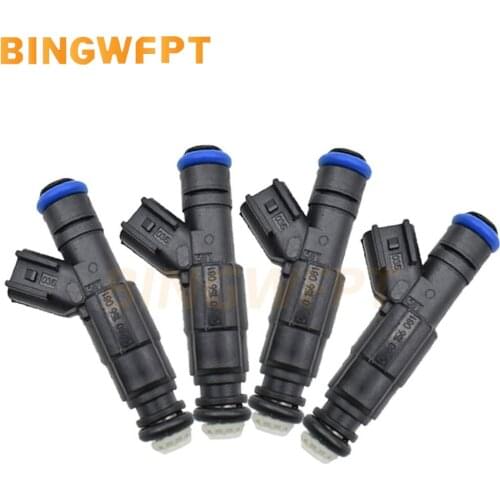 4Pcs Fuel Injector 0280156081 For MARINE MERCRUISER V8 350 MAG 5.0L 4.3L MX 6.2L MAR102-8N M02081X8 885176 12567905