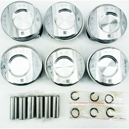 6PCS 2760300024 1306741577 Piston for Mercedes MB M276