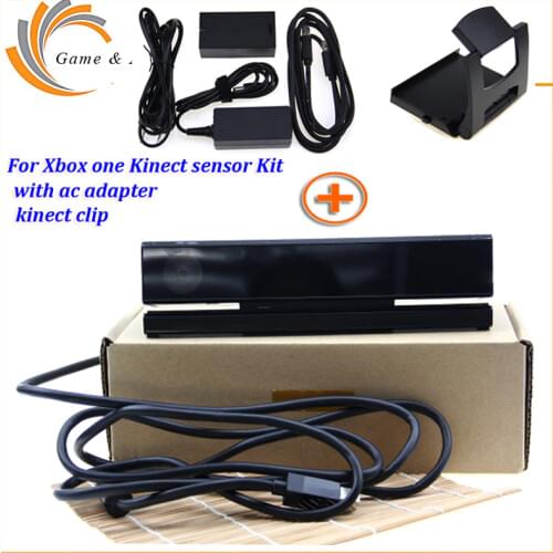 2019 for Kinect 2.0 Sensor+AC Adapter Power Supply for Xbox one S/X/Windows PC for XBOXONE Slim/X Kinect Adaptor+TV Clip Kit