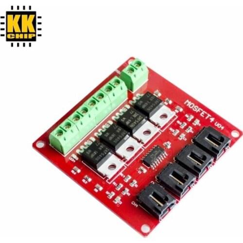 Four Channel 4 Channel Way Route MOSFET Button IRF540 V4.0+ MOSFET Switch Module For Arduino DC Motor Drive Dmimmer Relay Board