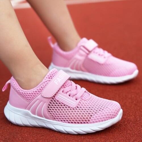 Childrens Casual 2020 Spring Summer Kids Shoes Sneakers Air Mesh Cut-outs Breathable Toddlers Boys Girls Sports Shoes Soft New
