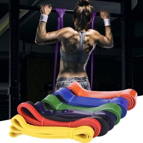 Fitness Elastic Band Gym Sports Resistance Rubber Bands Crossfit Strength Training Shoulder Pull-Up Auxiliary Elastic Pull Rope