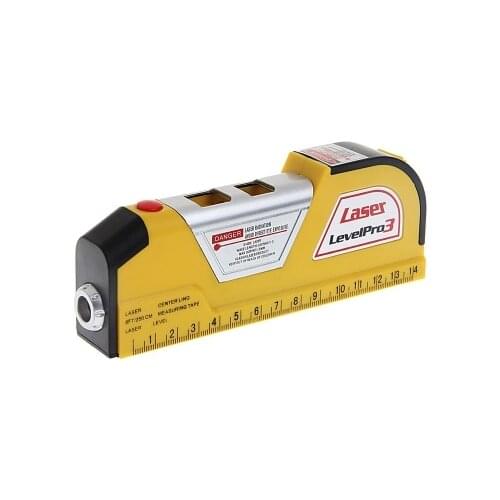 LV02 Laser Level Horizontal Vertical Line Measure Measuring Tape