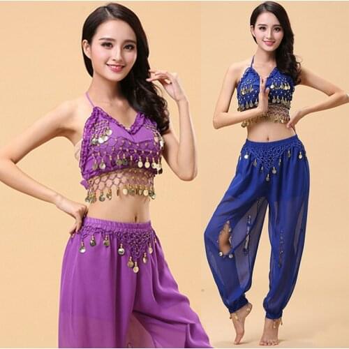 Belly Dance Costume Set Women India Bollywood Dancing Stage Show Clothes Orientale Belly Dance Costume Set For Women