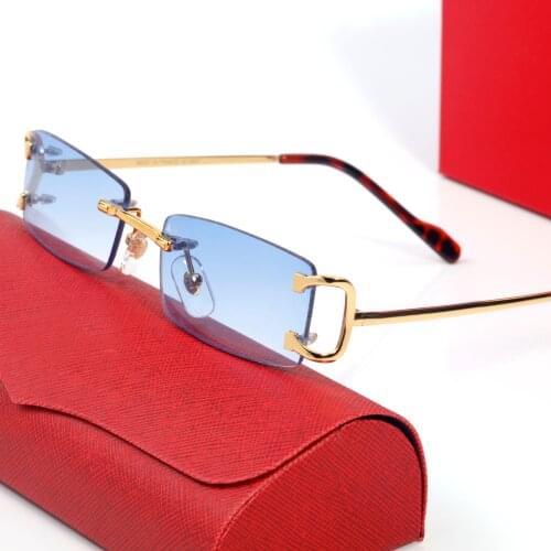 Pawes Glasses Frame Men Sunglasses Gold Rimless Eyeglasses for Man Anti Reflective Clear Lens Prescription Spectacles