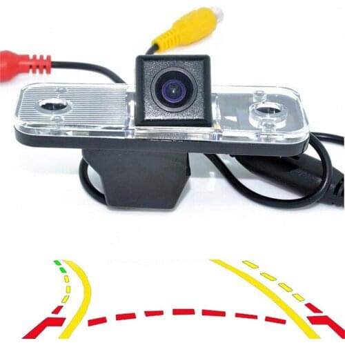 Variable Parking Line Dynamic Trajectory Tracks Car Rear View Parking Backup Camera For Hyundai Azera Santa Fe IX45 2001-2012