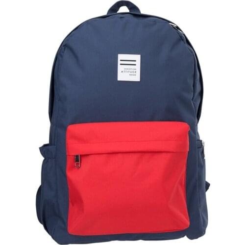 Deli 69452 backpacks shoulder bag Korean Style leisure computer bag High school students travel junior canvas school bag