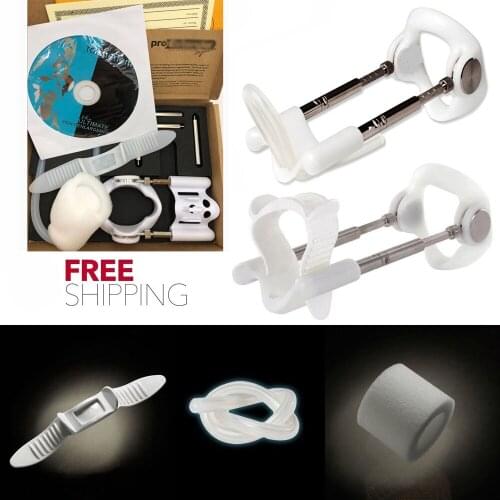 Adult Sex Toy for Men Penis Extender Enlargement Edge Stretcher Pump Strap Male Dick Enlargers Penis Pump Device Size Adjustable