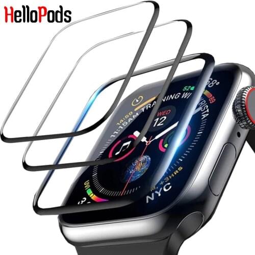 Watch Screen Protectors 3D Curved Edge HD Glass for Apple Watch Series 3 2 1 38MM 42MM Film for iWatch 4/5/6/SE 40MM 44MM